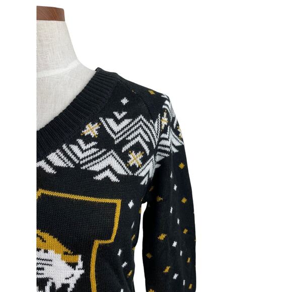 Missouri Tigers Campus Specialties Sweater Medium Christmas Black Gold White M - Picture 2 of 9